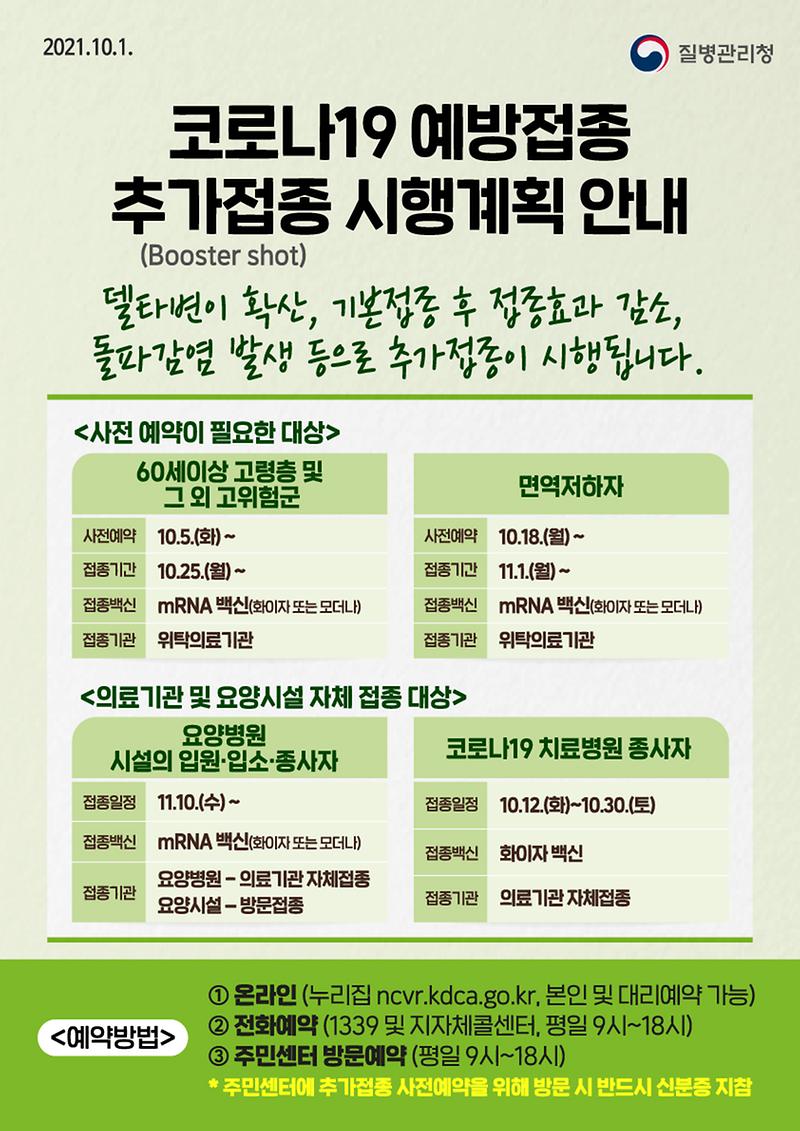 1001_[KDCA]추가접종_시행계획_안내.jpg 이미지